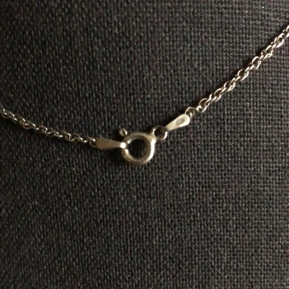 Vintage One of a Kind Amethyst/Marcasite .925 Necklace - Picture 4 of 6